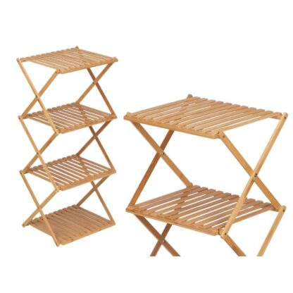 Ράφια GiftDecor CH68220-5 2 Φυσικό Bamboo 40 x 92,5 x 33,2 cm (4 Μονάδες)