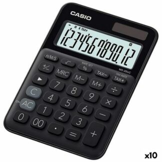 Αριθμομηχανή Casio DH-12ET Μαύρο (x10)