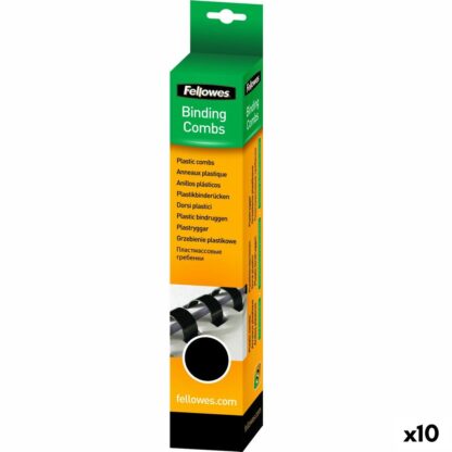 Σπείρες Fellowes 100 Τεμάχια Δεσμευτικός Μαύρο PVC (Ø 12 mm) (x10)