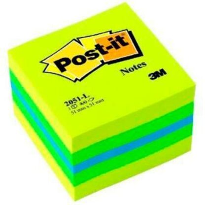 Συγκολλητικές Σημειώσεις Post-it 2051-L Πολύχρωμο 5,1 x 5,1 cm (24 Μονάδες)