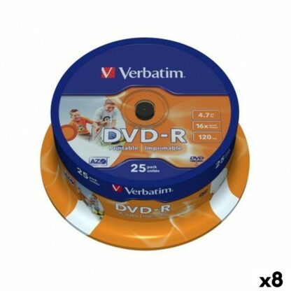 DVD-R Verbatim 4,7 GB 16x (8 Μονάδες)