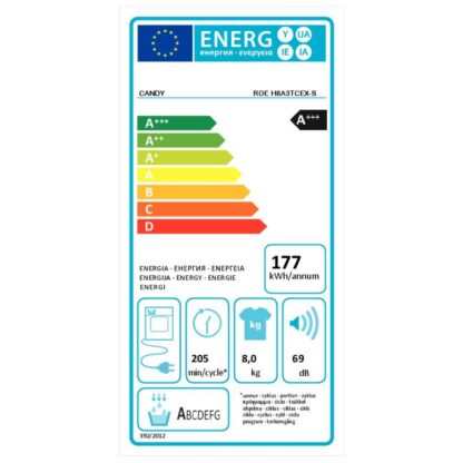 Συμπυκνωτικό στεγνωτήριο Candy ROE H8A3TCEX-S