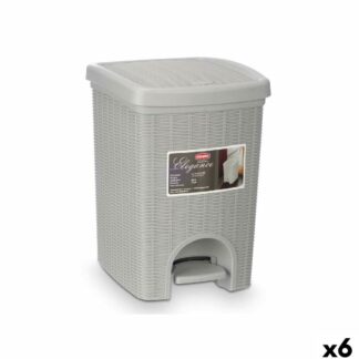 Κάδος Απορριμμάτων με Τροχούς Denox 85 L Πράσινο 58 x 41 x 76 cm