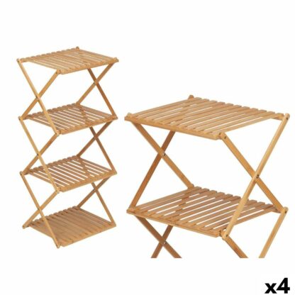 Ράφια GiftDecor CH68220-5 2 Φυσικό Bamboo 40 x 92,5 x 33,2 cm (4 Μονάδες)