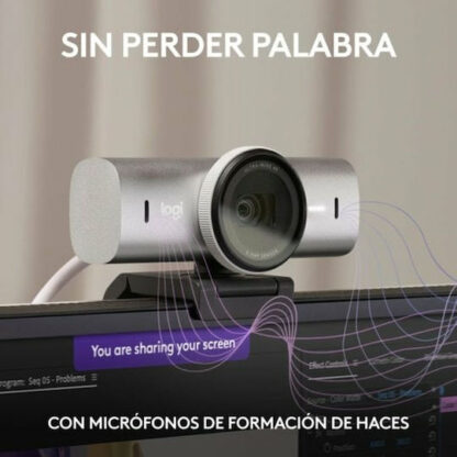 Logitech MX Brio Web Camera 4K 60FPS με Autofocus Ασημί
