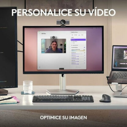 Logitech MX Brio Web Camera 4K 60FPS με Autofocus Ασημί