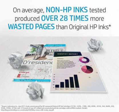Αυθεντικό Φυσίγγιο μελάνης HP CH575A Μαύρο Ματ μαύρο