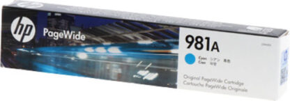 HP 981A Γνήσιο Μελάνι Εκτυπωτή InkJet Κυανό (J3M68A)