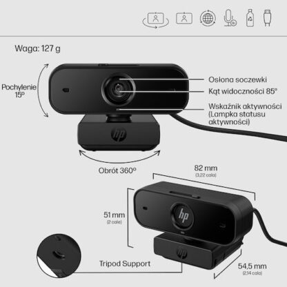 HP 430 Web Camera Full HD 1080p με Autofocus