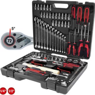 KS Tools 1/4 +1/2  CHROMEplus Universal Tool Kit Set  97 pcs