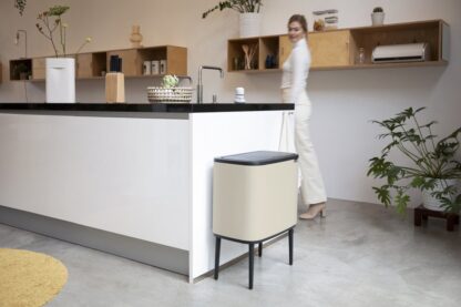 Brabantia Waste Bin Bo Touch Bin 11 + 23 L Soft Beige