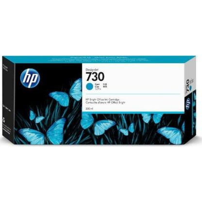 HP 730 Γνήσιο Μελάνι Εκτυπωτή InkJet Κυανό (P2V68A)