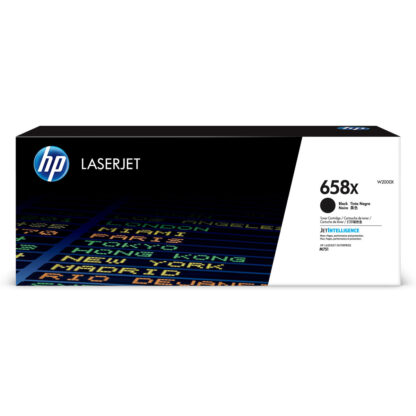 HP 658X Γνήσιο Toner Laser Εκτυπωτή Μαύρο High Yield 2000 Σελίδων (W2000X)