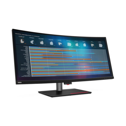 Lenovo ThinkVision P40w-20 Ultrawide IPS Curved Monitor 39.7" 5120x2160 με Χρόνο Απόκρισης 6ms GTG