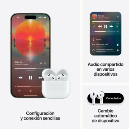 Ακουστικά με Μικρόφωνο Apple AirPods 4 Λευκό