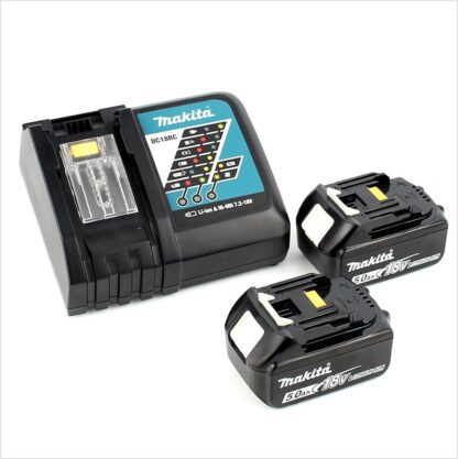 Makita Brushless Μπουλονόκλειδο 18V 2x5Ah με Υποδοχή 3/4" Κωδικός: DTW1001RTJ
