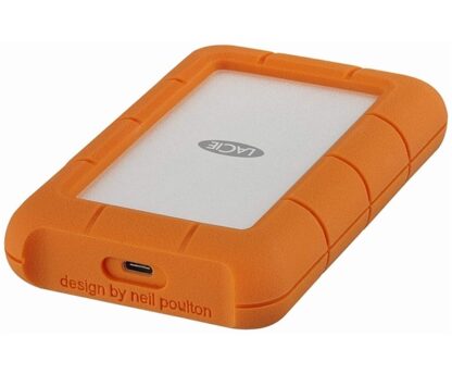 Lacie Rugged Secure USB 3.1 / USB-C Εξωτερικός HDD 2TB 2.5" Πορτοκαλί