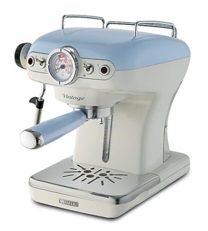 Ariete Vintage Espresso Machine, blue