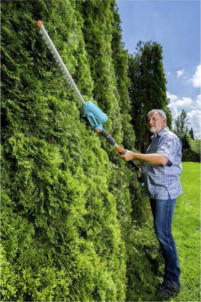 Gardena THS 42/18V P4A Μπορντουροψάλιδο Μπαταρίας 18V Τηλεσκοπικό με Μήκος Λάμας 42cm Solo