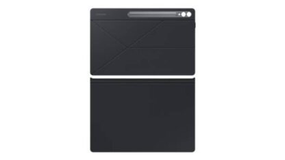 Samsung Smart Book Cover Flip Cover Μαύρη (Galaxy Tab S9 Ultra) EF-BX910PBEGWW
