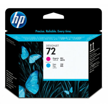 HP 72 Γνήσιο Μελάνι Εκτυπωτή InkJet Κυανό / Ματζέντα (C9383A)