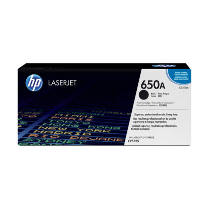 HP 650A Γνήσιο Toner Laser Εκτυπωτή Μαύρο 13500 Σελίδων (CE270A)