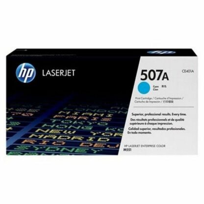 HP 507A Γνήσιο Toner Laser Εκτυπωτή Κυανό 6000 Σελίδων (CE401A)