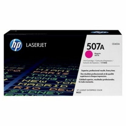 HP 507A Γνήσιο Toner Laser Εκτυπωτή Ματζέντα 6000 Σελίδων (CE403A)