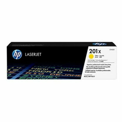 HP 201X Γνήσιο Toner Laser Εκτυπωτή Κίτρινο High Yield 2300 Σελίδων (CF402X)
