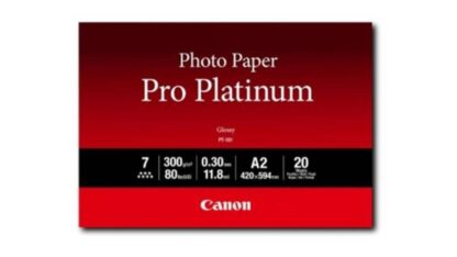 Canon PT-101 A 2, 20 Sheets Photo Paper Pro Platinum 300 g