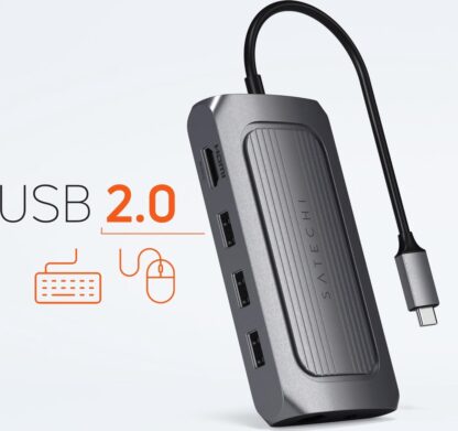 ADATTATORE USB4 MULTIPORT 8K - SPACE GRAY