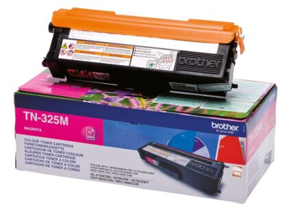 Brother TN-325M Γνήσιο Toner Laser Εκτυπωτή Ματζέντα High Capacity 3500 Σελίδων (TN-325M)