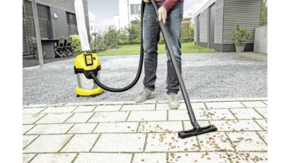 Karcher WD 3 Battery Premium Set Επαναφορτιζόμενη Σκούπα Υγρών / Στερεών με Ανοξείδωτο Κάδο 17lt