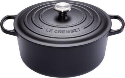 Le Creuset Signature Βαθιά Κατσαρόλα από Μαντέμι 24cm Black Κωδικός: 21177240000430