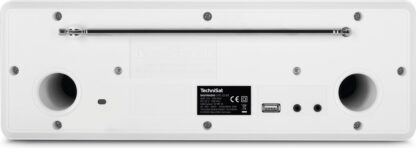 Technisat Ηχοσύστημα 2.0 DigitRadio 370 0001/3948 10W με CD Player και Bluetooth Λευκό