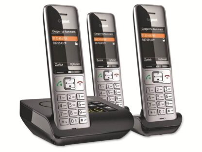 Gigaset COMFORT 500A trio silver-black