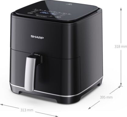 Sharp 15-AFGS552AE-B Air Fryer 5.5lt Μαύρο