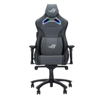 Asus ROG Chariot X Καρέκλα Gaming Δερματίνης με Ρυθμιζόμενα Μπράτσα και RGB Φωτισμό Μαύρη