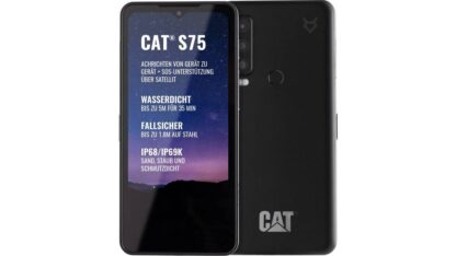 CAT S75 5G Dual SIM (6GB/128GB) Ανθεκτικό Smartphone Μαύρο