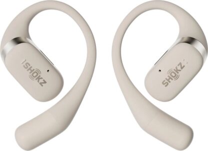 Aftershokz Openfit Open Ear Bluetooth Handsfree Ακουστικά με Αντοχή στον Ιδρώτα και Θήκη Φόρτισης Λευκά