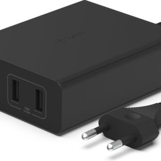 Belkin Φορτιστής Χωρίς Καλώδιο με 2 Θύρες USB-A και 2 Θύρες USB-C 108W Μαύρος