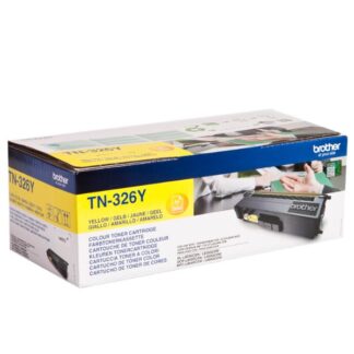 Brother TN-325Y Γνήσιο Toner Laser Εκτυπωτή Κίτρινο High Capacity 3500 Σελίδων (TN-325Y)