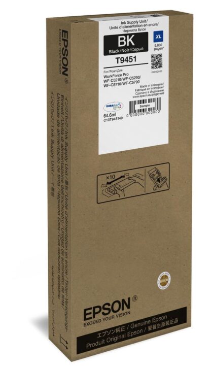 Epson WF-C5xxx Series Ink Cartr. XL black                  T 9451