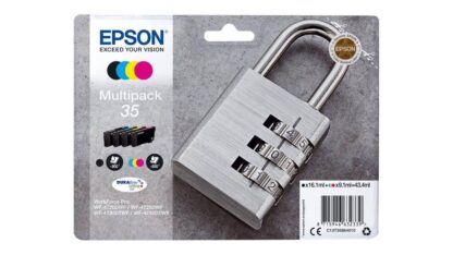 LUCCHETTO MATERIALE DI CONSUMO  CARTUCCE DI INCHIOSTRO  DURABRITE  ULTRA  35    LUCCHETTO  MULTIPA