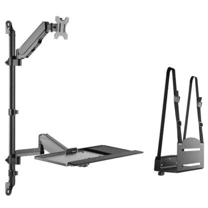 Equip Βάση Γραφείου Οθόνης έως 32" με Βραχίονα (650170)