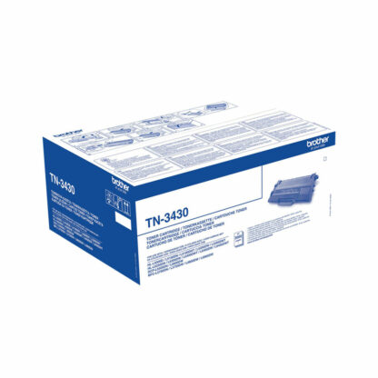 Brother TN-3430 Γνήσιο Toner Laser Εκτυπωτή Μαύρο 3000 Σελίδων (TN-3430)