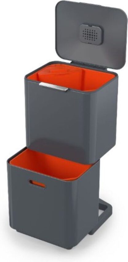 Joseph Joseph Waste Bin Totem 60 L Grey