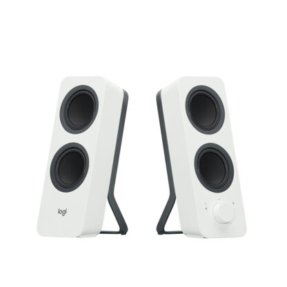 Logitech Z207 Ασύρματα Ηχεία Υπολογιστή 2.0 με Bluetooth και Ισχύ 10W σε Λευκό Χρώμα