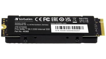 Verbatim Vi7000G M.2 SSD     2TB PCIe NVMe                  49368