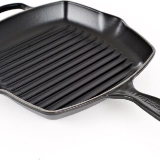 Le Creuset Grill Pan Cast Iron Square Cherry Red 26 cm
